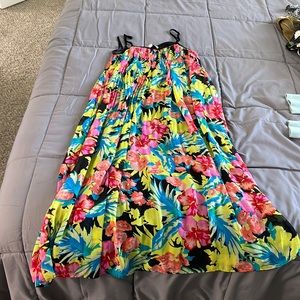 LOFT - Tropical Style Swing Dress